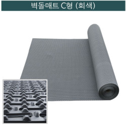 미끄럼방지 벽돌매트C형(고급형) 120cm폭/수영장,사우나매트